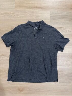 Vineyard Vines Charcoal Gray Polo Shirt